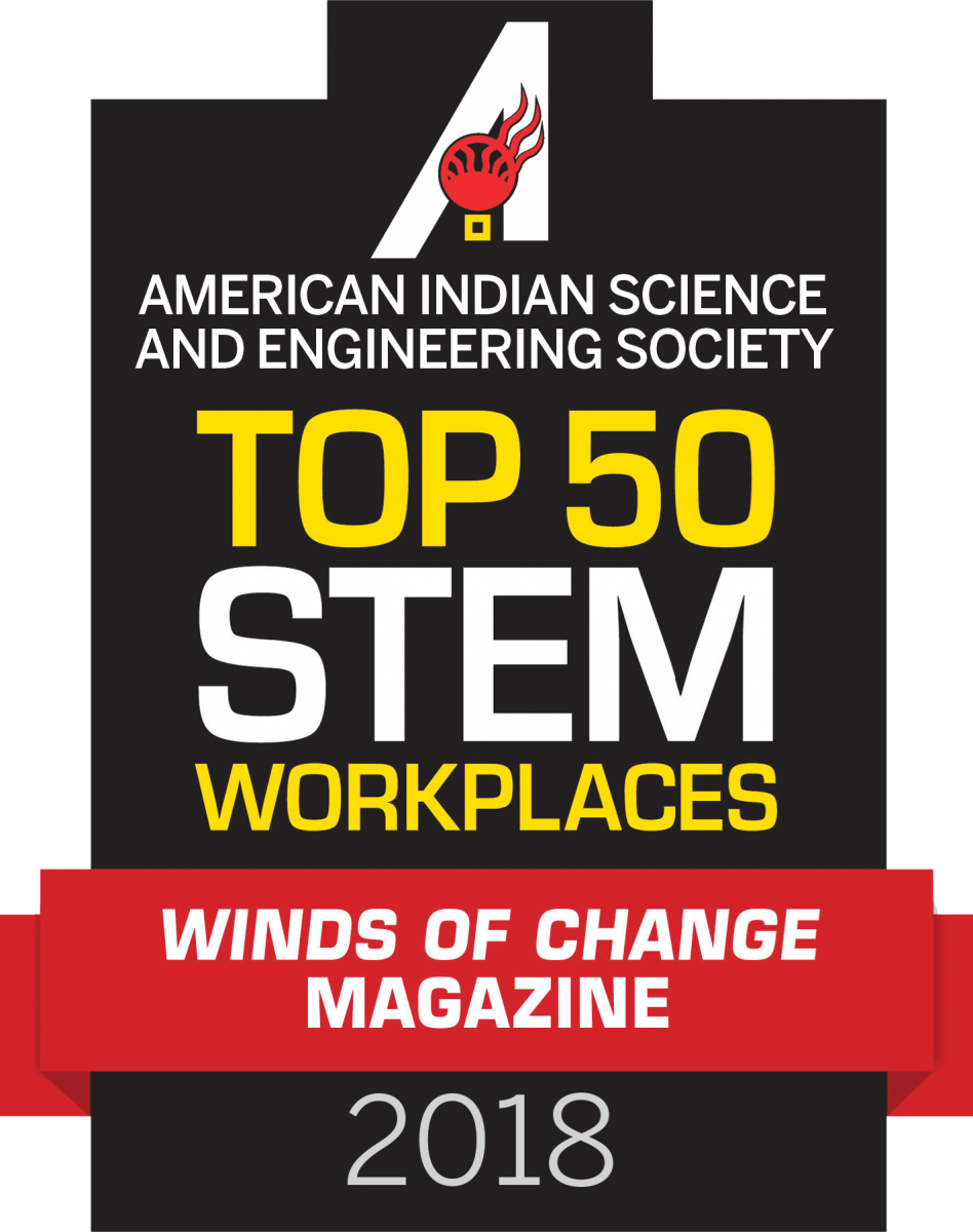 Top 50 STEM Workplaces Winds of Change Magazine Logo